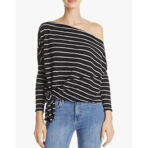Free People Women's Love Lane Striped Off-The-Shoulder Top Size Small